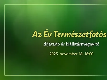 Az év természetfotósa 2025